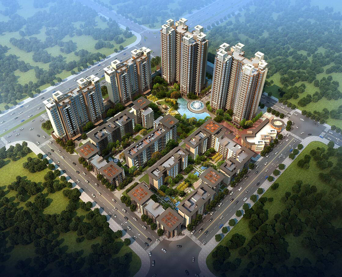 商業(yè)住宅效果圖