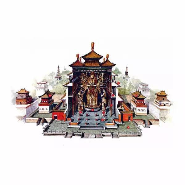 中式建筑效果圖