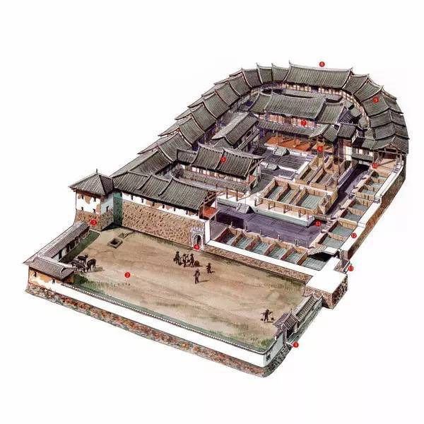 中式建筑效果圖