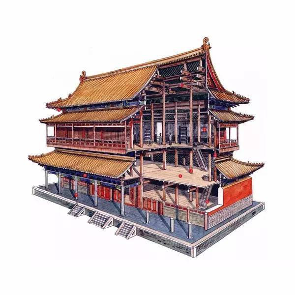 中式建筑效果圖
